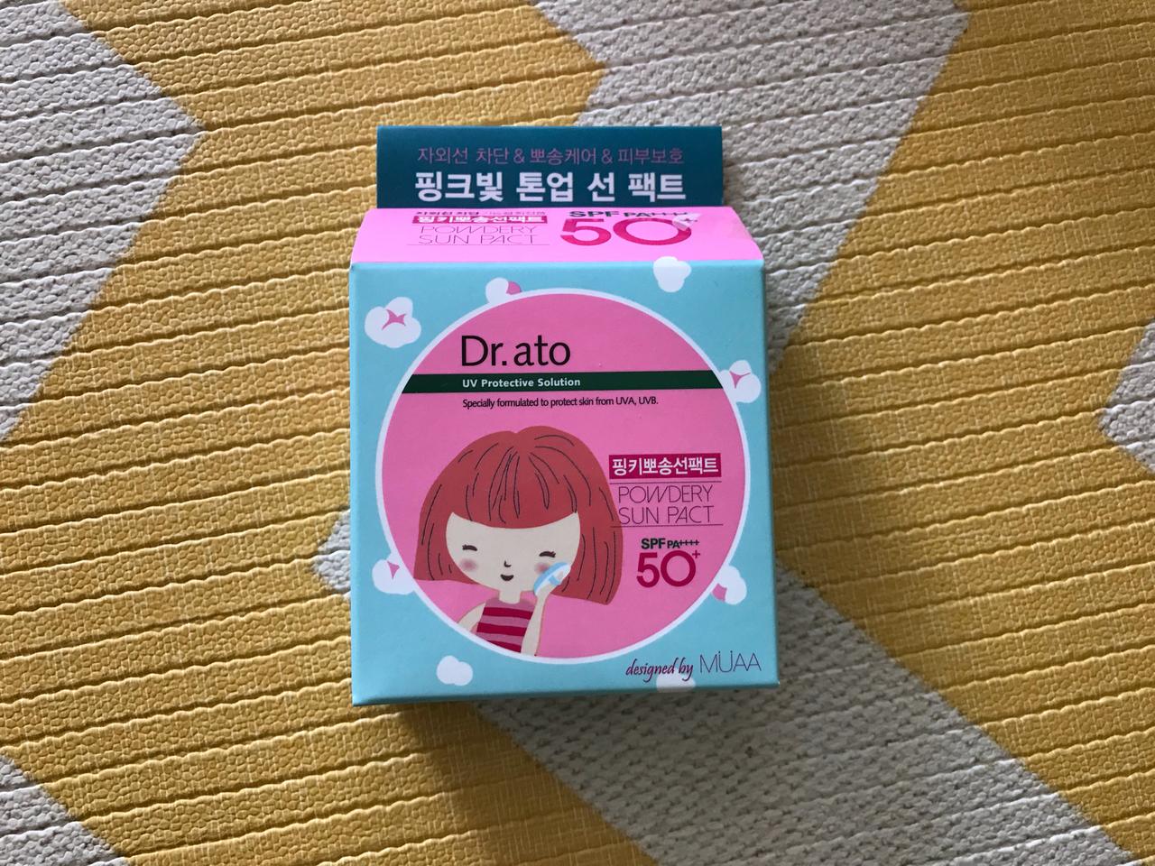 미개봉 새상품 / 닥터아토 핑키뽀송선팩트