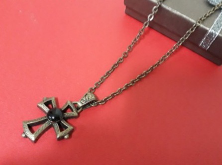 십자가엔틱목걸이