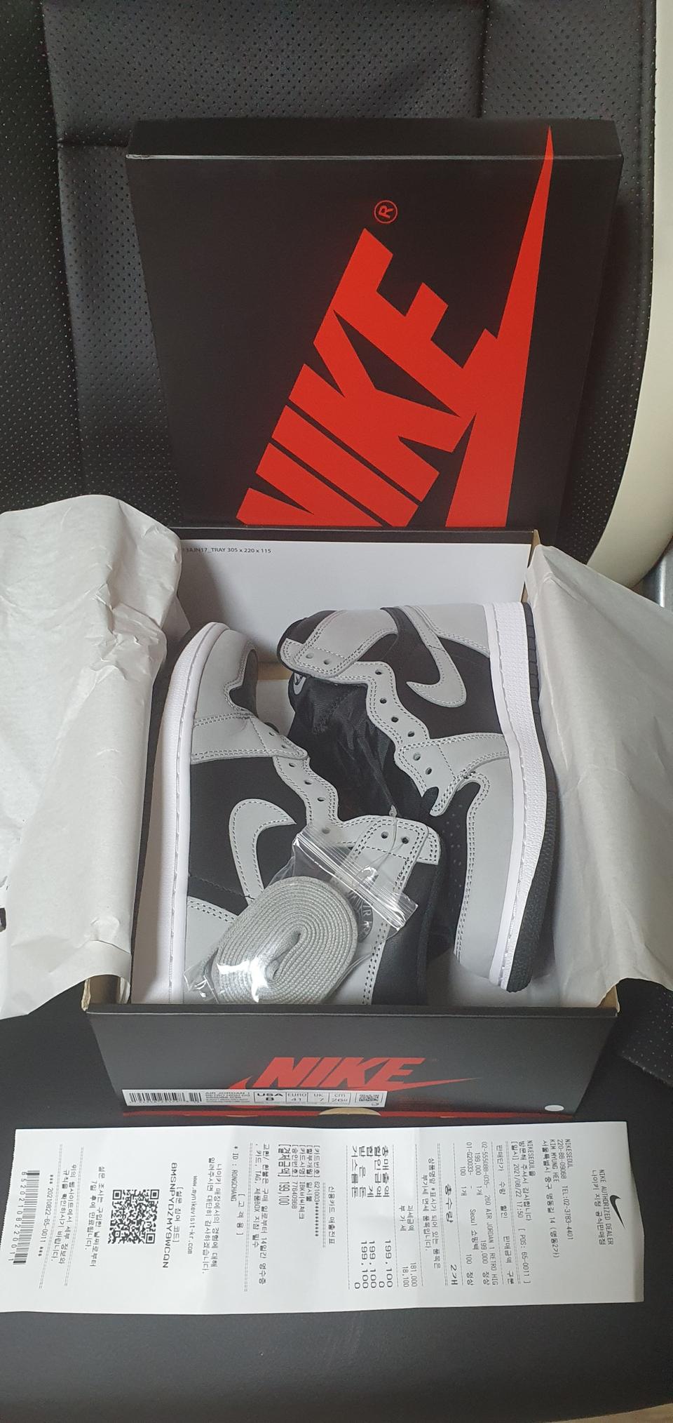 (260)나이키 조던 1 레트로 하이 OG 쉐도우2.0