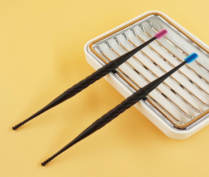 안아파 귀 후비게 귀파개 귓밥 귀지 실리콘 양면 귀이개