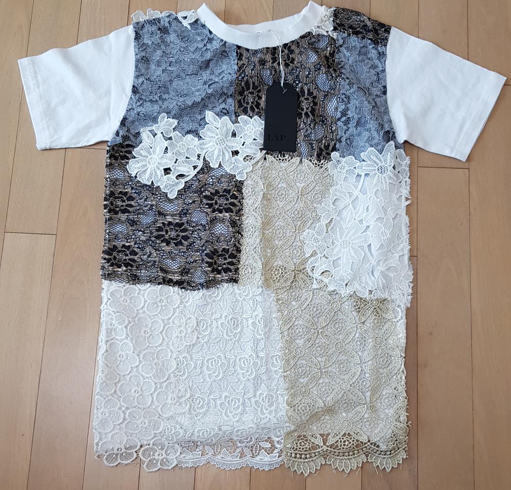 LAP 랩 레이스 티셔츠 (새거)