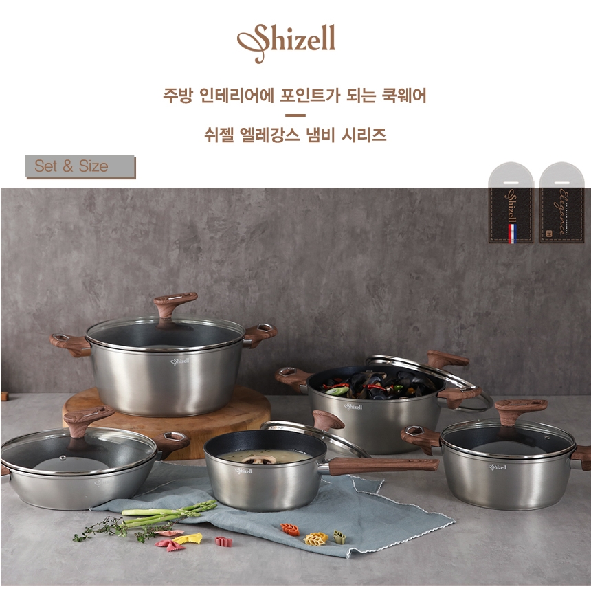 IH 냄비 5종 세트 인덕션 (18편수,20양수,24전골,곰솥,28곰솥)