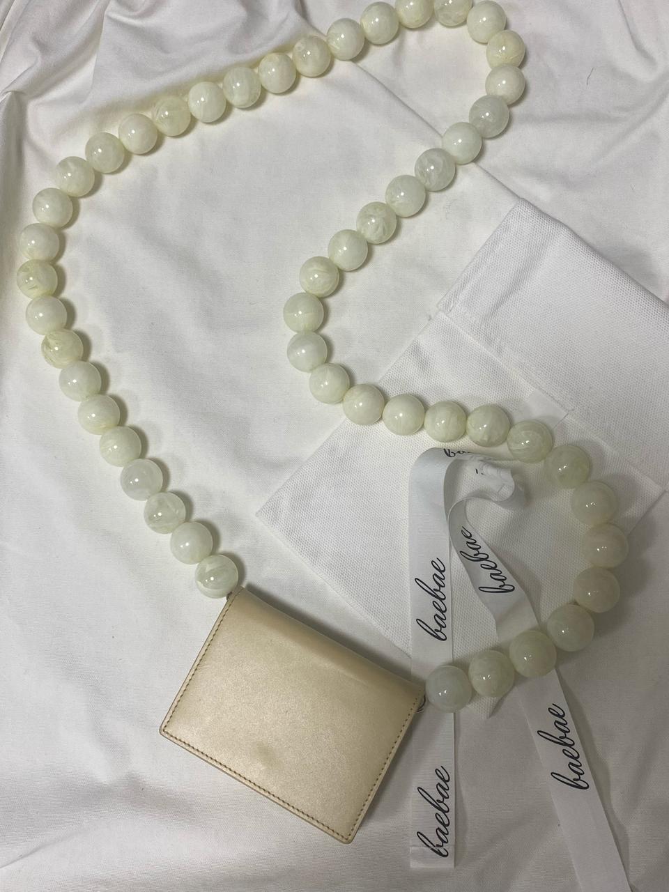 배배 구슬크로스백