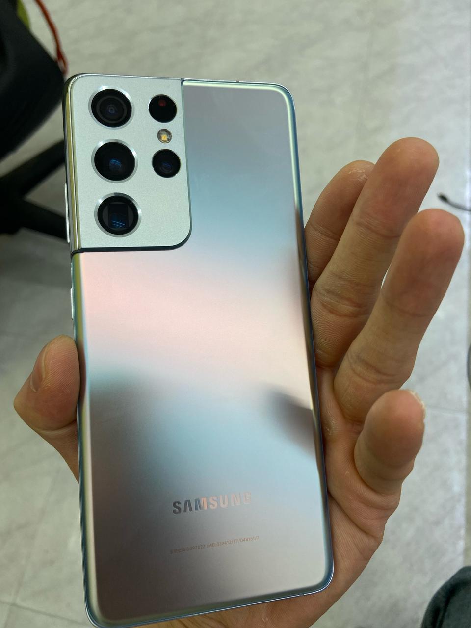 갤럭시s21울트라  실버색상 256기가 공기계