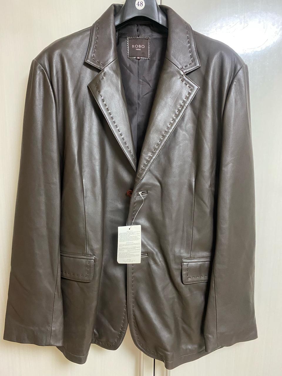 로보 가죽자켓(양가죽)새상품 115(1+1)