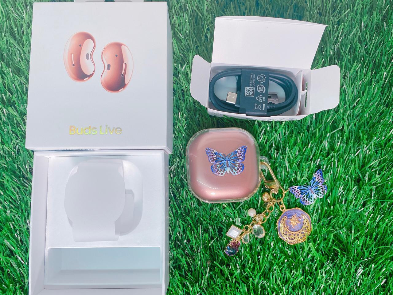 [A급] 갤럭시 버즈 라이브 미스틱브론즈 + 케이스