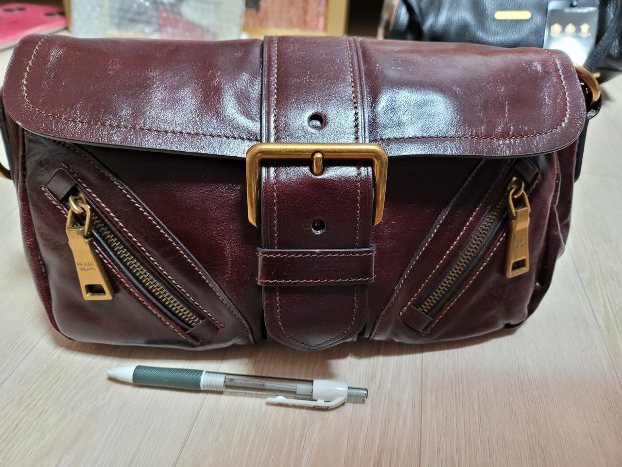 정품빈티지프라다백