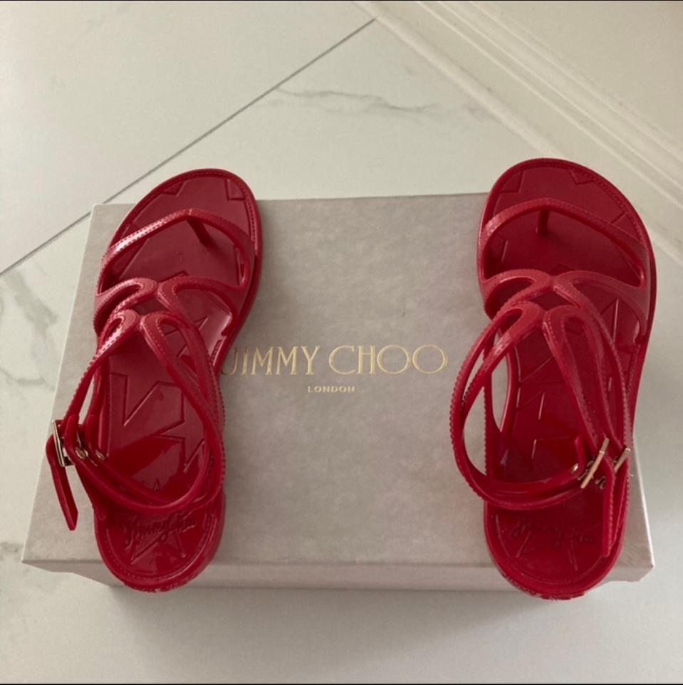 지미추 젤리슈즈 36 거의 새거 (정품)