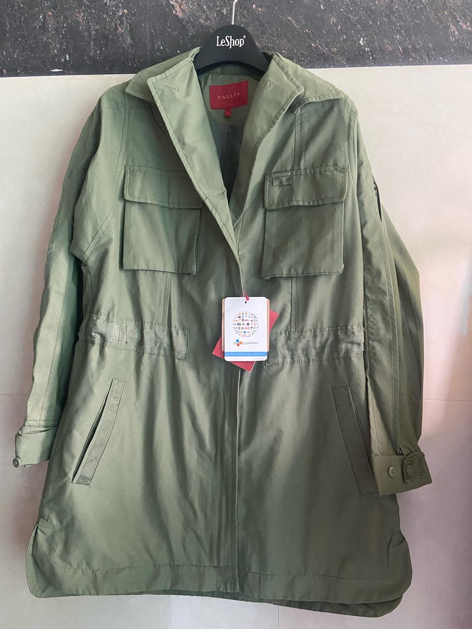 가격인하_칼리아 야상점퍼: 택채 새상품