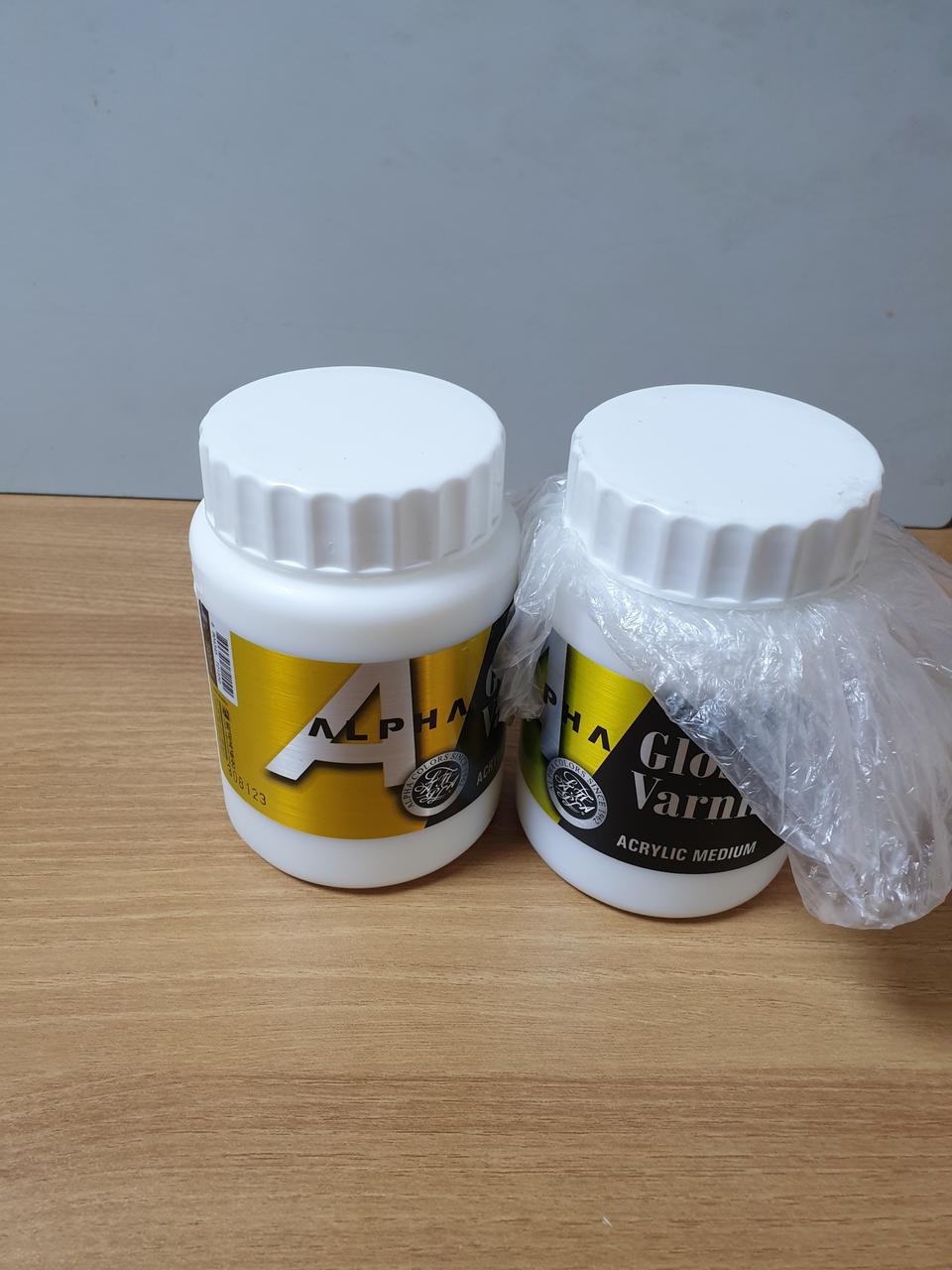 알파 글로스 바니쉬 500ml 2개 (유광 마감 처리제)