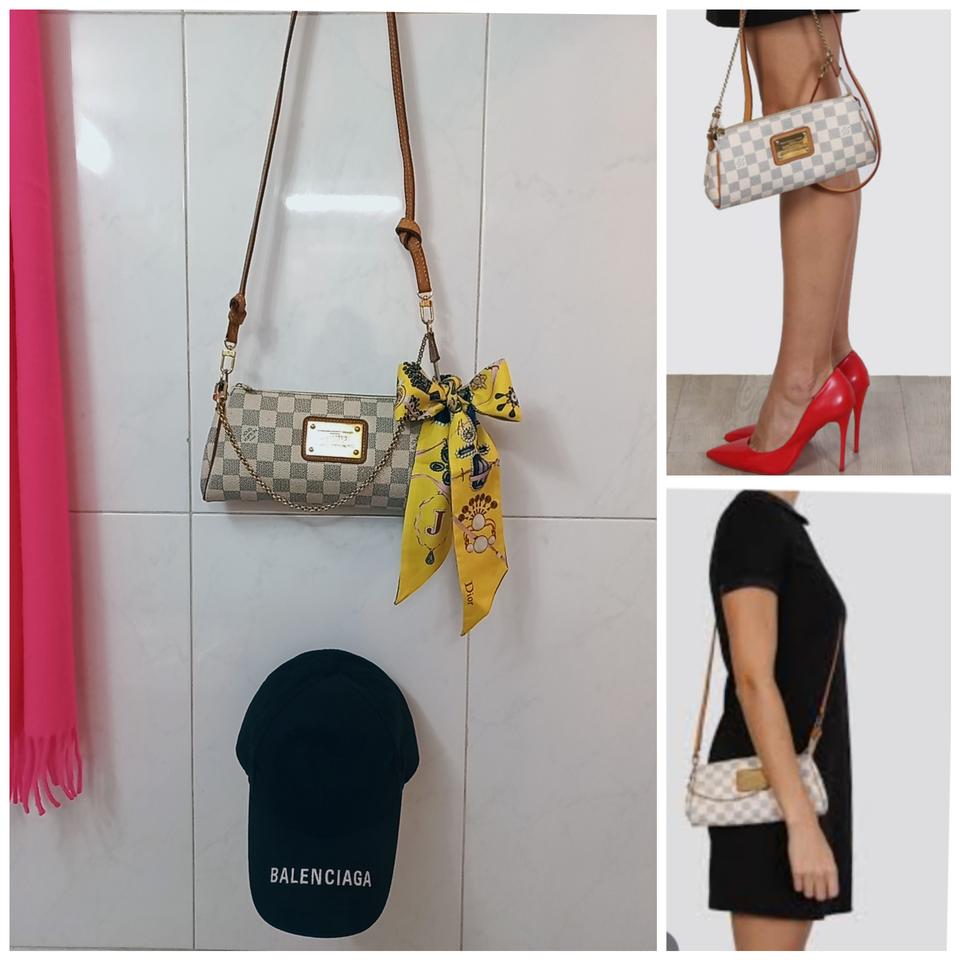 ●정품●루이비통 아주르 에바 클러치 크로스 백