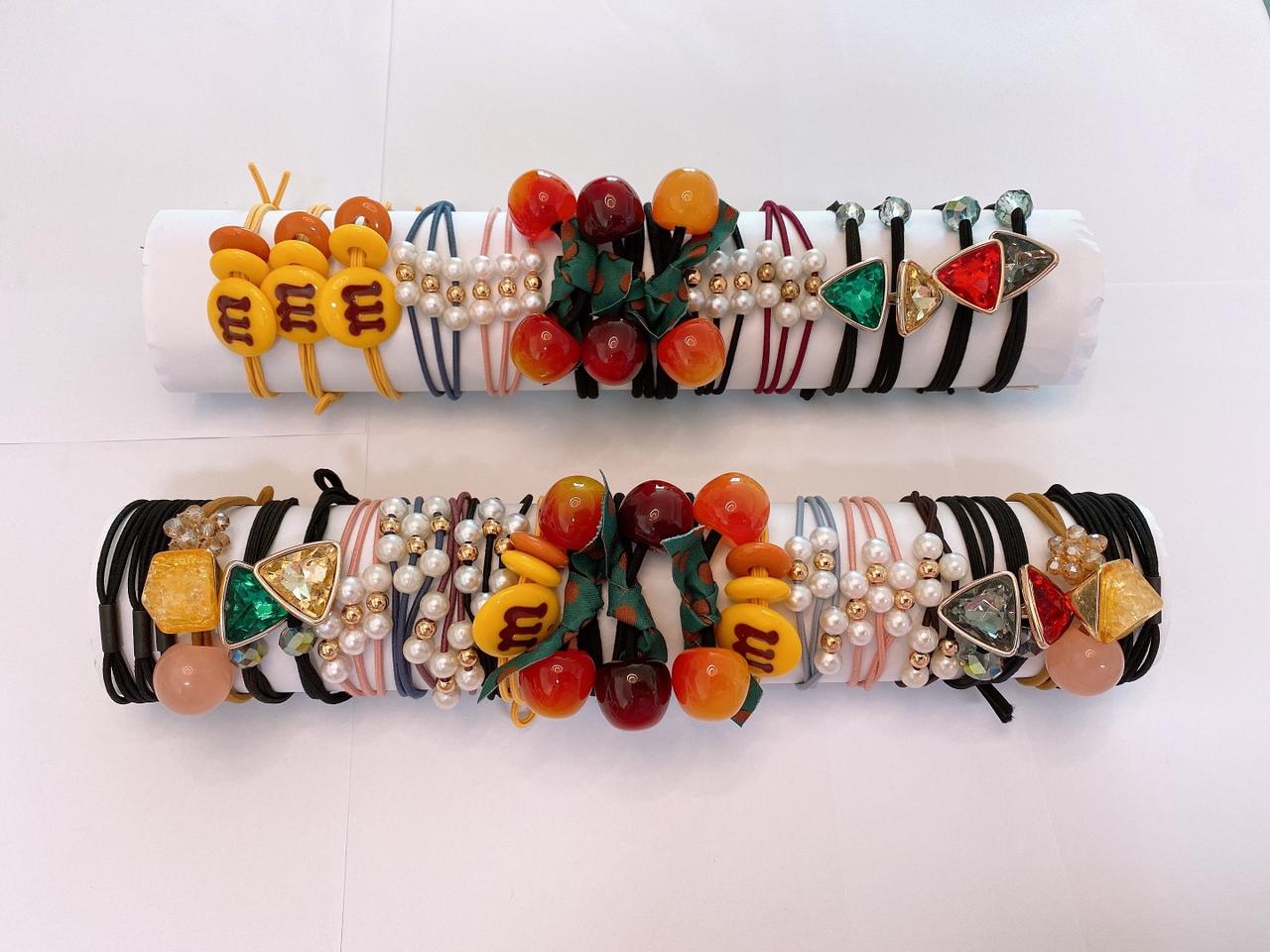 예쁜 종합머리끈