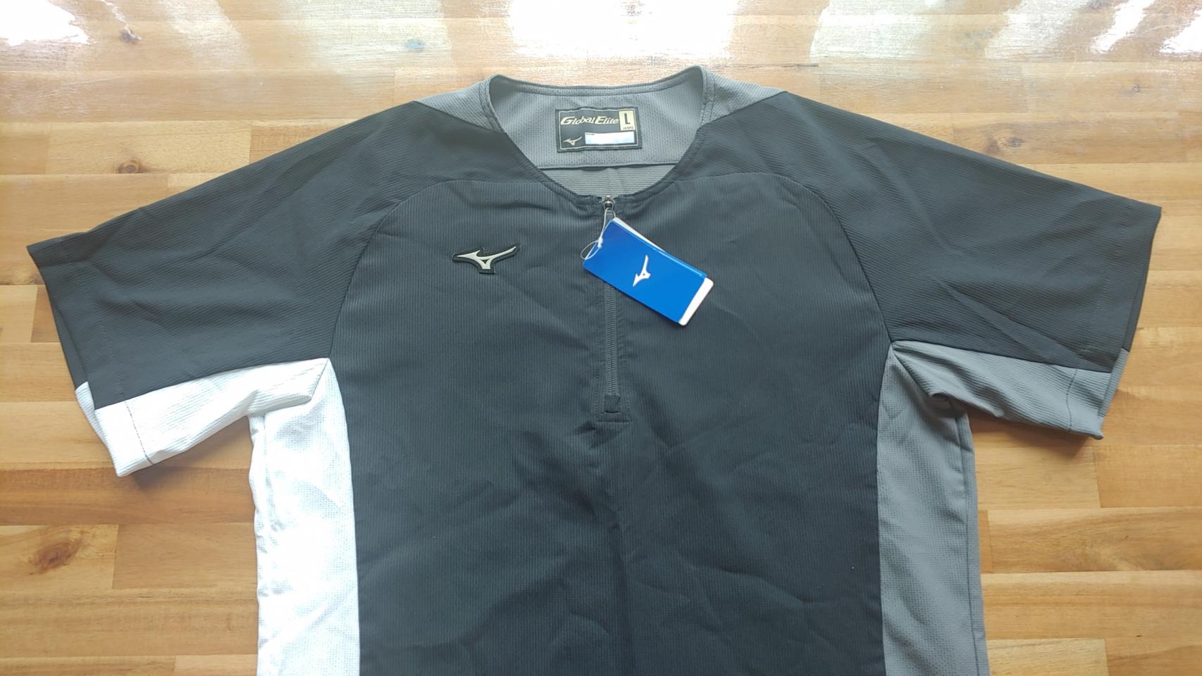 미즈노 글로벌엘리트 반팔바람막이 L(100)