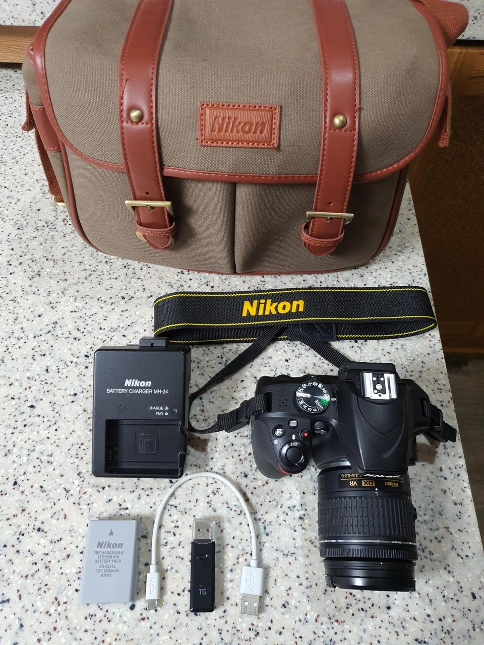 니콘 D3400 입문용 DSLR 카메라 (+렌즈포함)