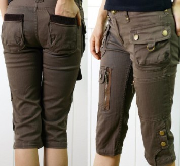 칠부투포켓 빈티지팬츠 (새제품)