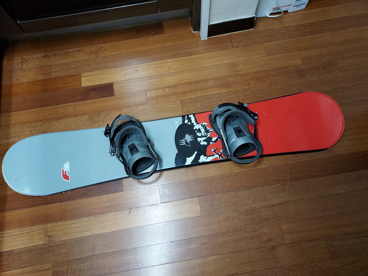 F2스노우보드 데크144,바인딩 전부3만원