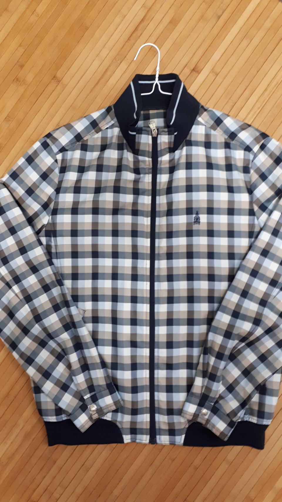 런던포그 LONDON FOG 체크패턴 남자점퍼 풀집업 상태깨끗 10
