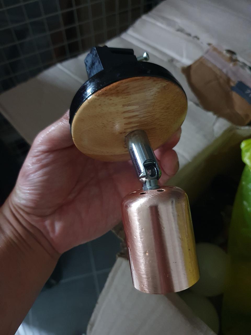 레일우드소켓 A급 10개 전구 6개포함