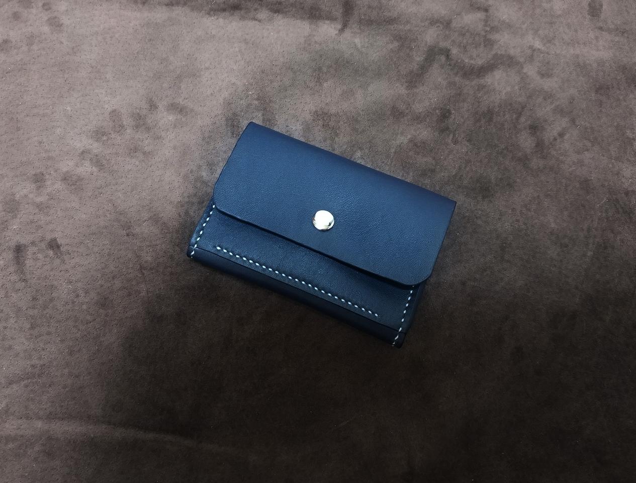 핸드메이드 소가죽 카드지갑 명함지갑