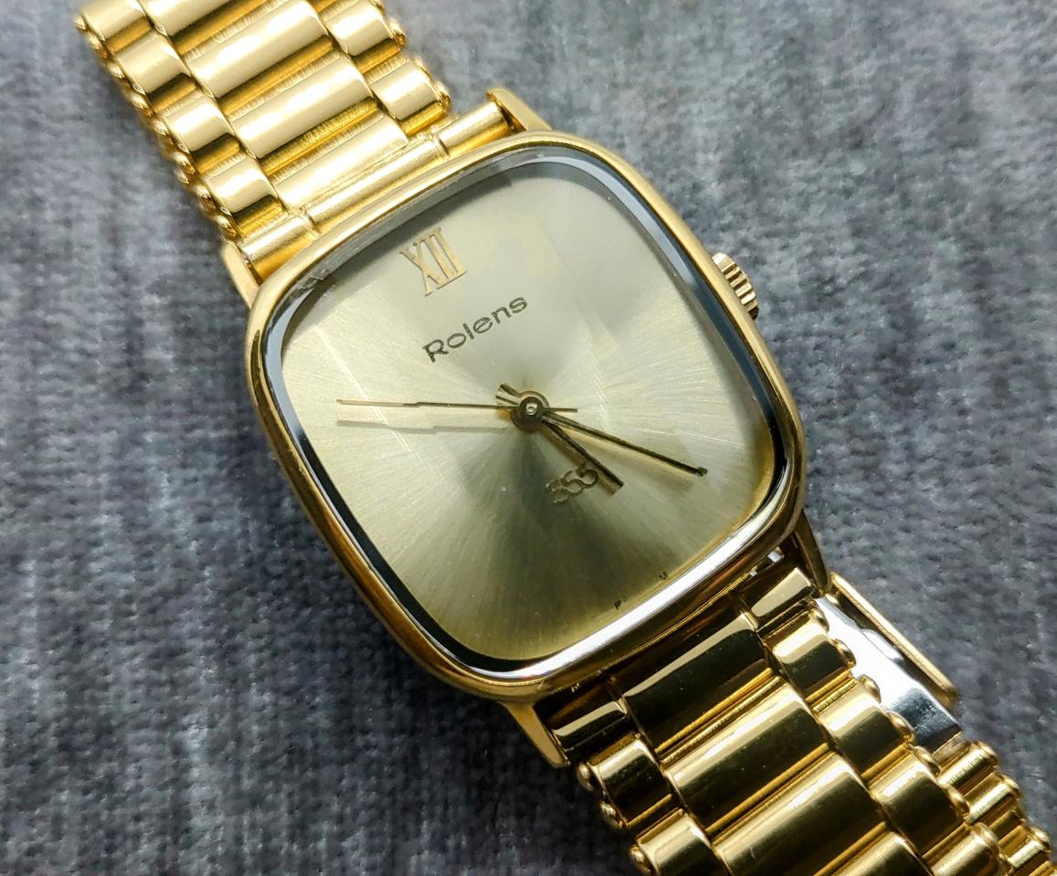 【오버홀】 엔틱 로렌스 555 금장 수동시계 팝니다