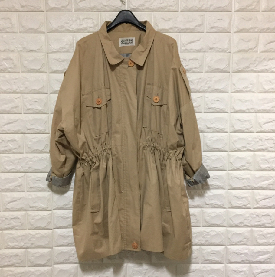 체크 포인트 안감 트렌치 모코블링 메이빈스 프롬비기닝