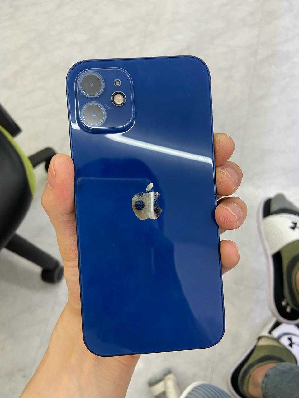 아이폰12 256기가 블루  공기계
