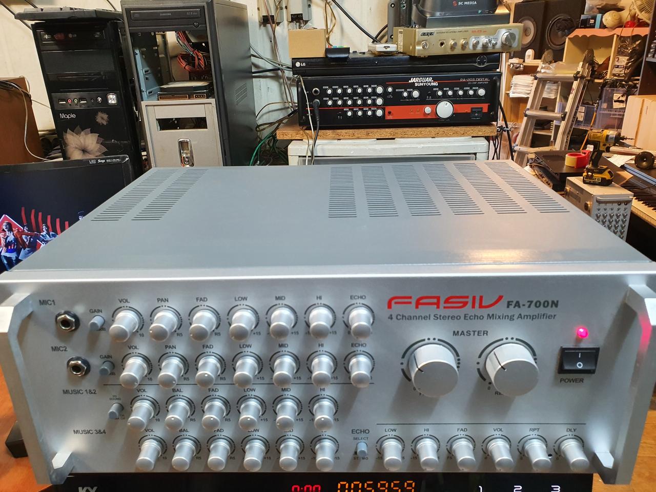 노래방 4채널앰프