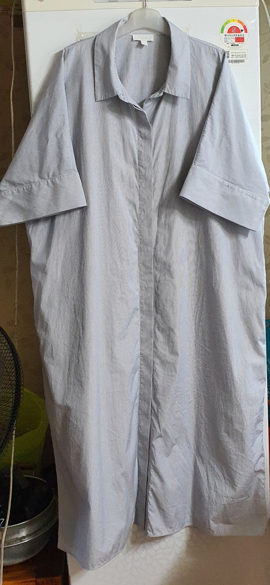 롱 셔츠 원피스