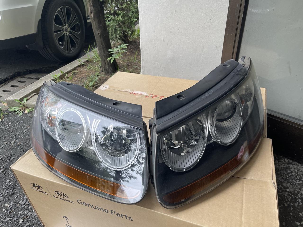 싼타페cm 더스타일 전조등 라이트