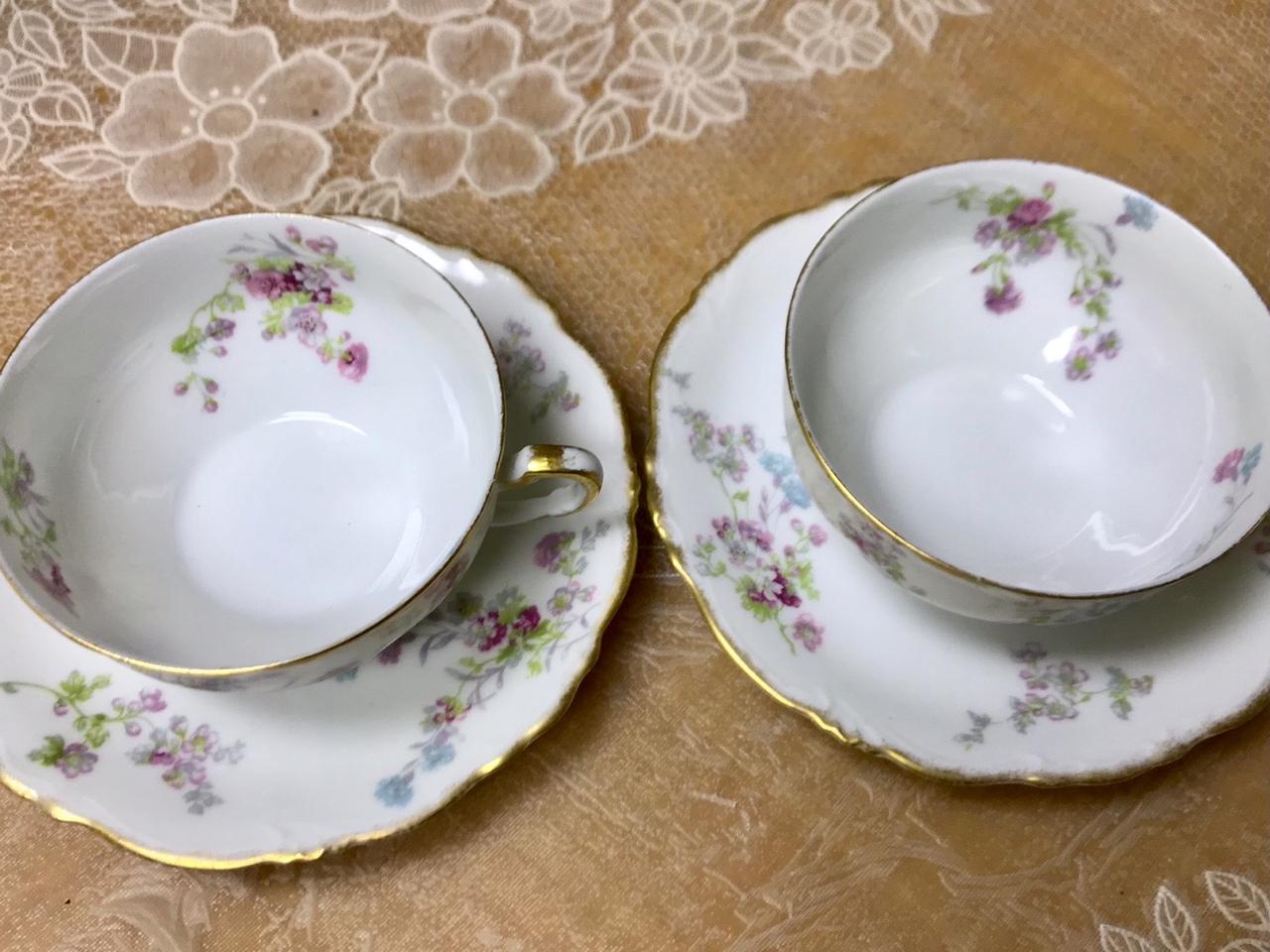 하빌랜드 리모지 (Havland Limoges) 앤틱 티세트