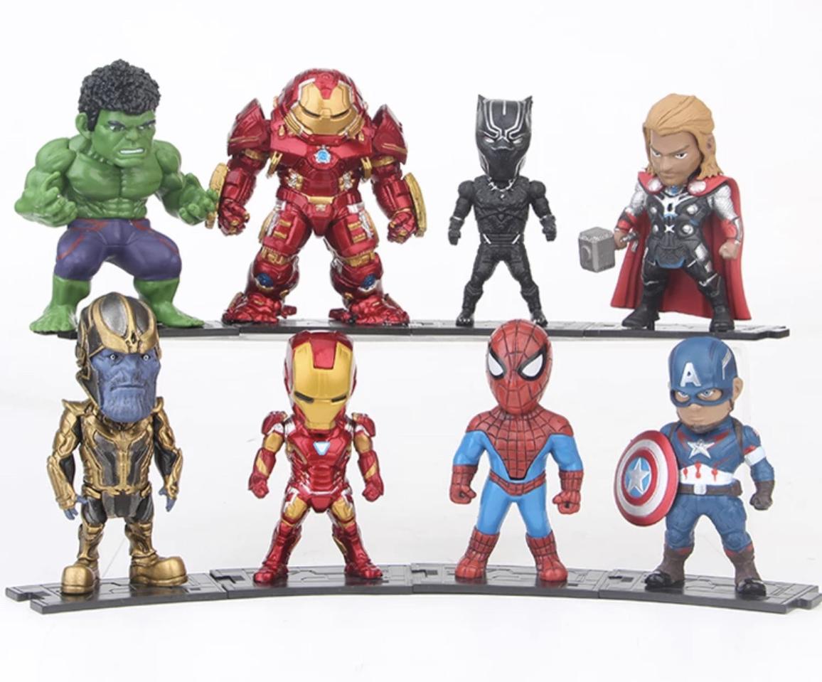 마블 아이언맨 스파이더맨 피규어8개 세트 어린이날 선물