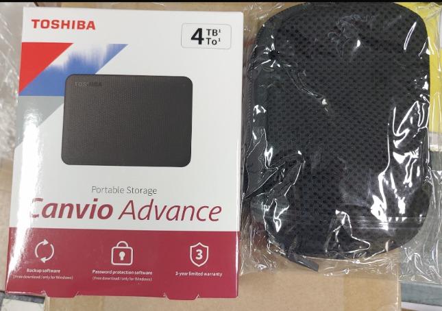도시바 외장하드 4TB 4테라 3개 새제품