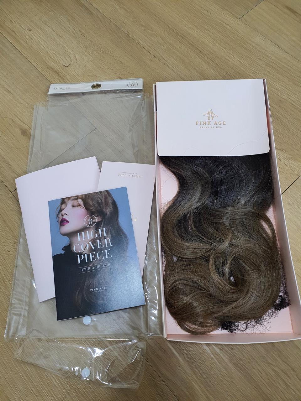 핑크에이지 옴브레 반가발 (새상품)