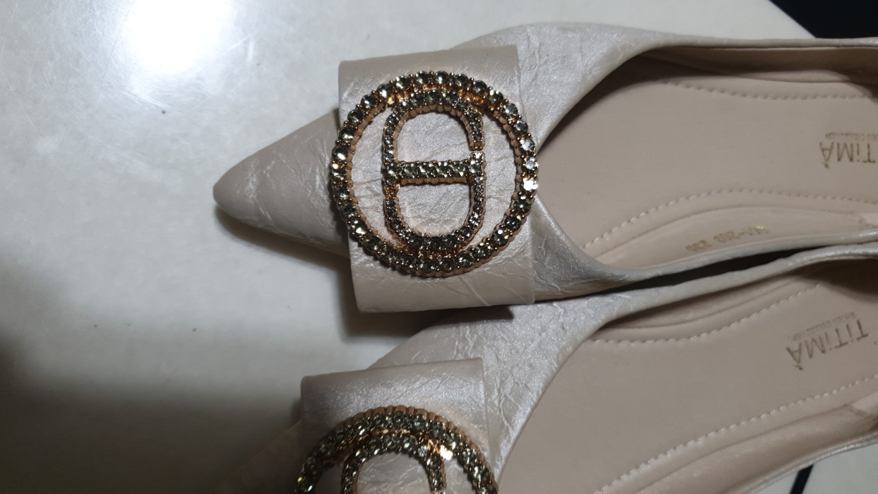 CD장식 티티마 플랫슈즈(235)