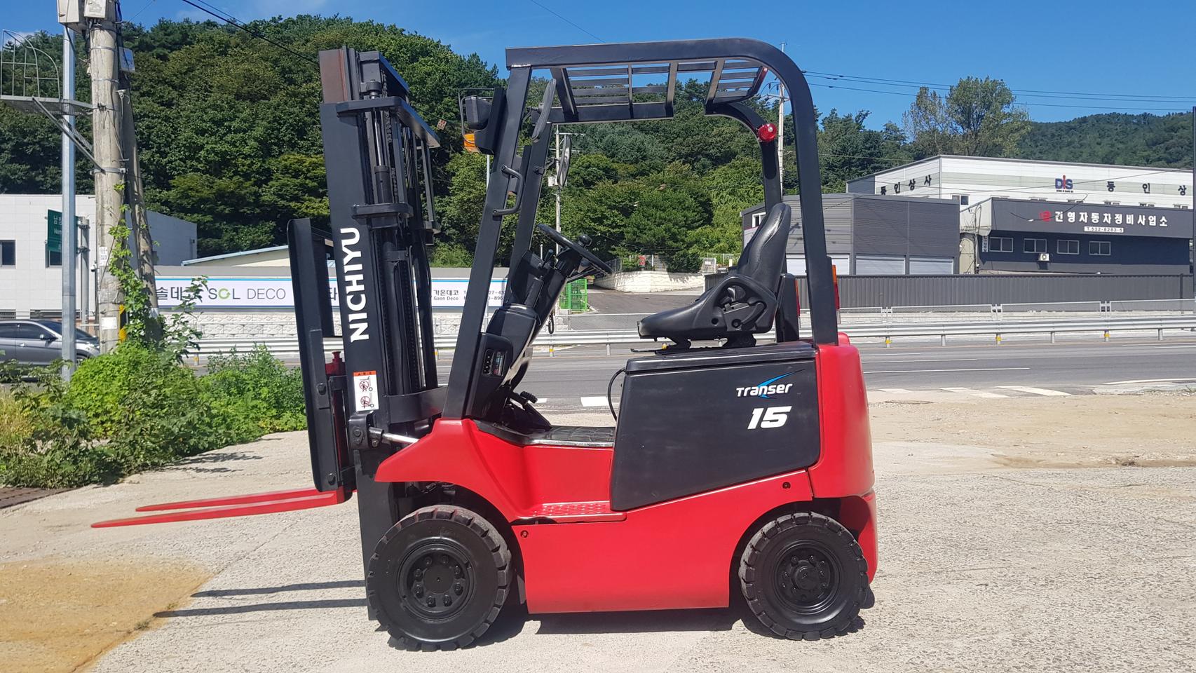 전동지게차,전기지게차,배터리지게차,1.5톤 좌식