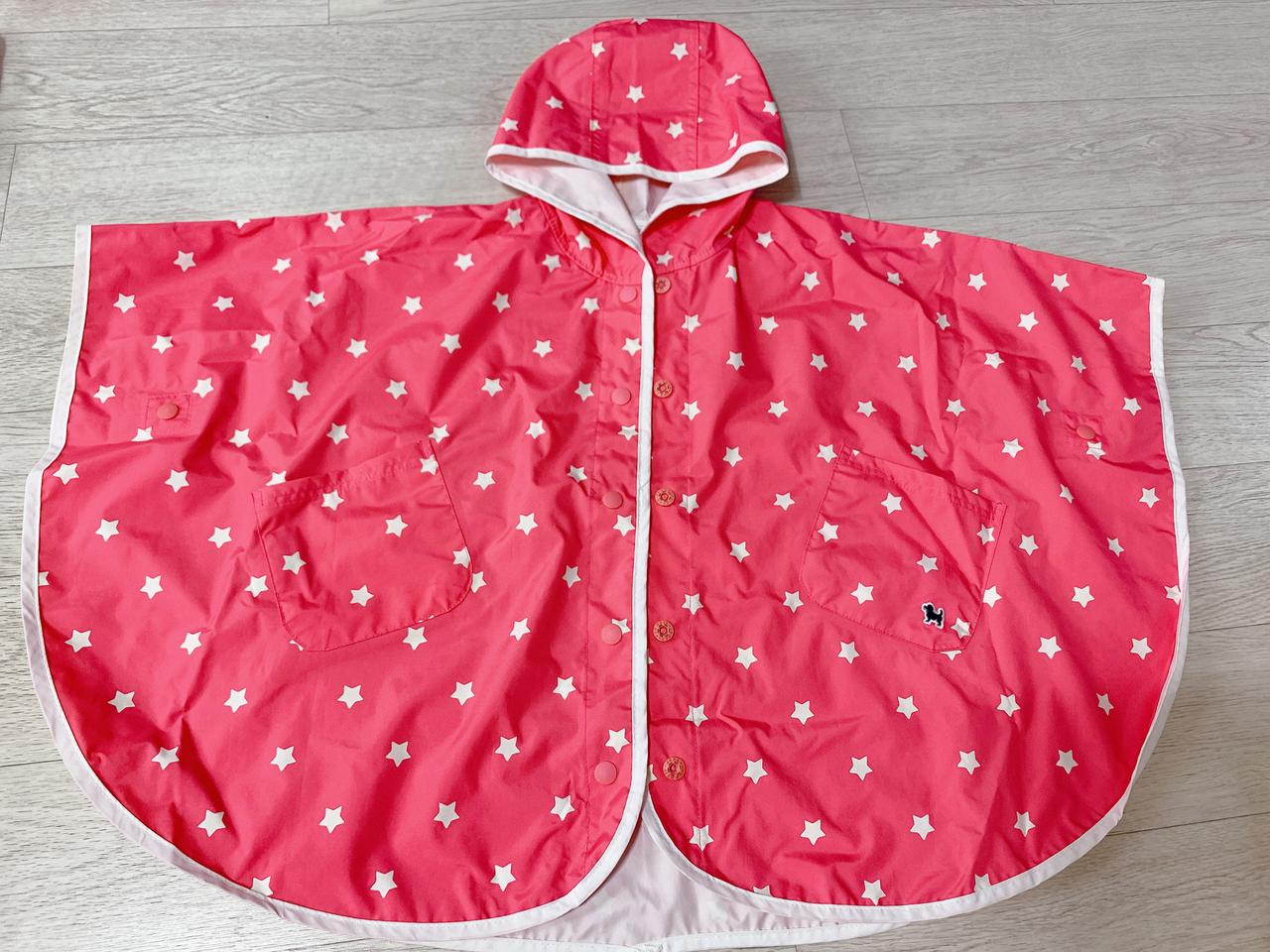 블루독 유아 여아 망토우비 레인우비100호 택포