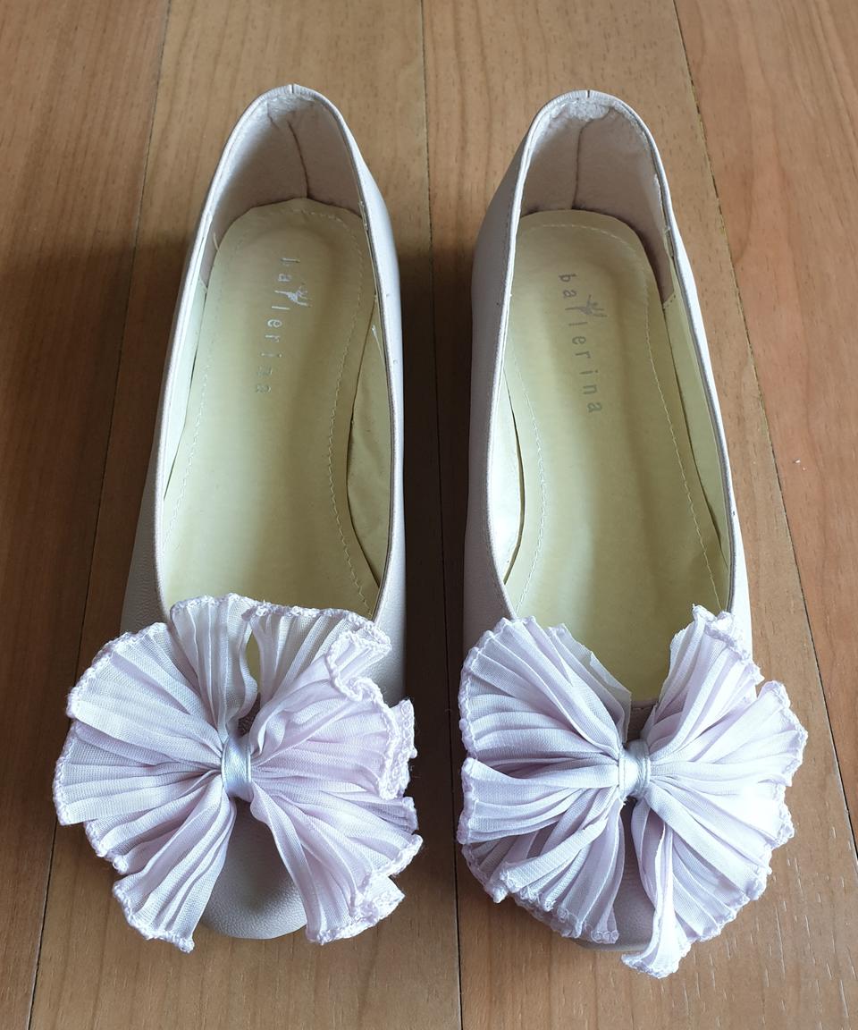 [새제품]연핑크 플랫슈즈(225)