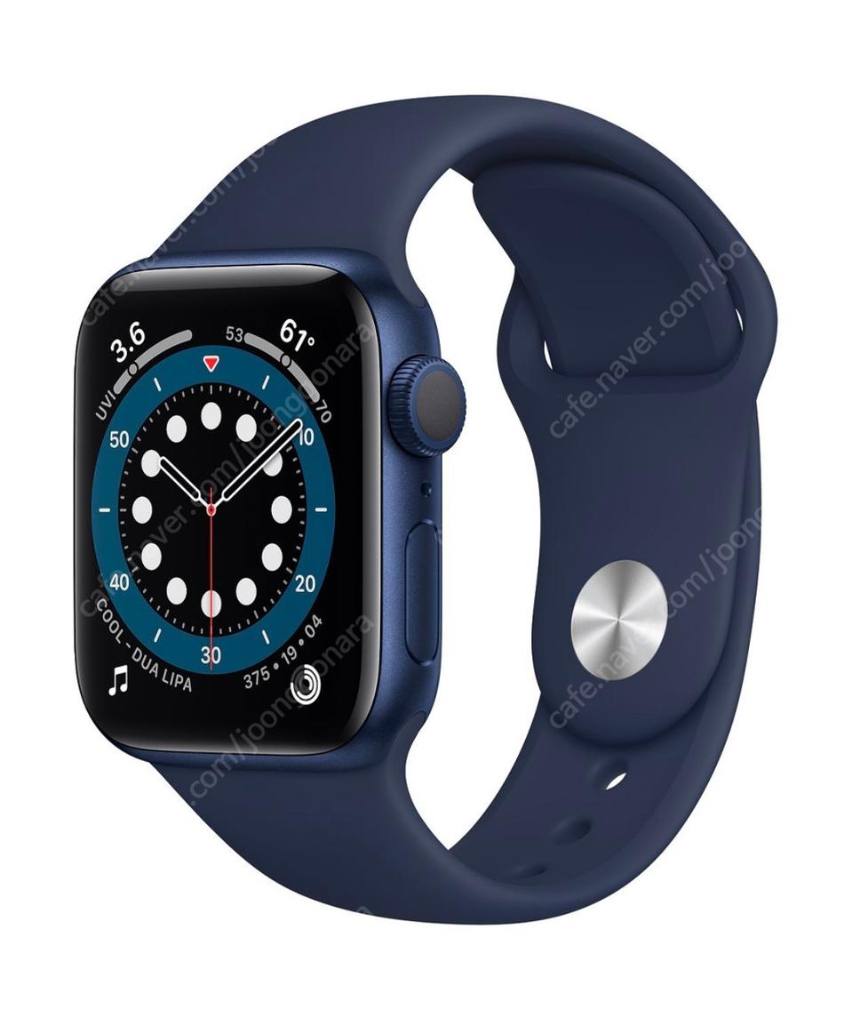 애플워치6 40mm gps 블루 미개봉 싸게 팝니다
