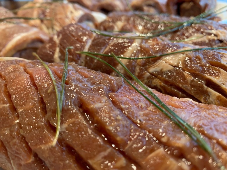 산더미 솔잎 돼지 왕구이 3.8키로