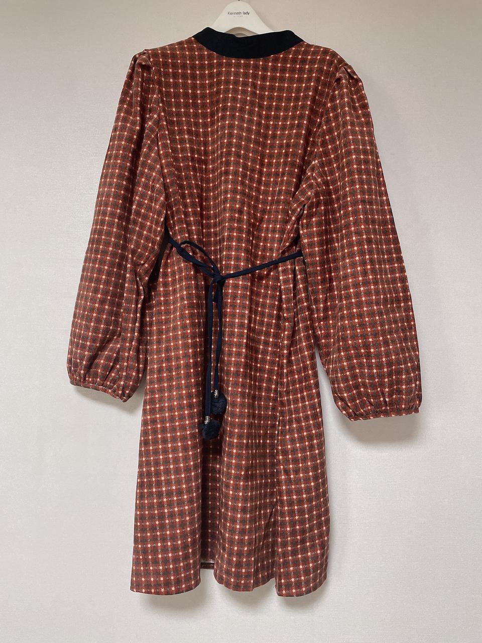 체크원피스 새상품