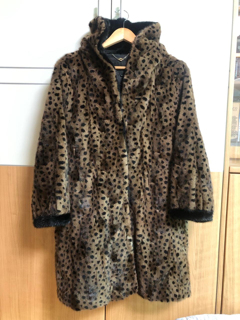 조이너스 쪽 밍크 모피 코트