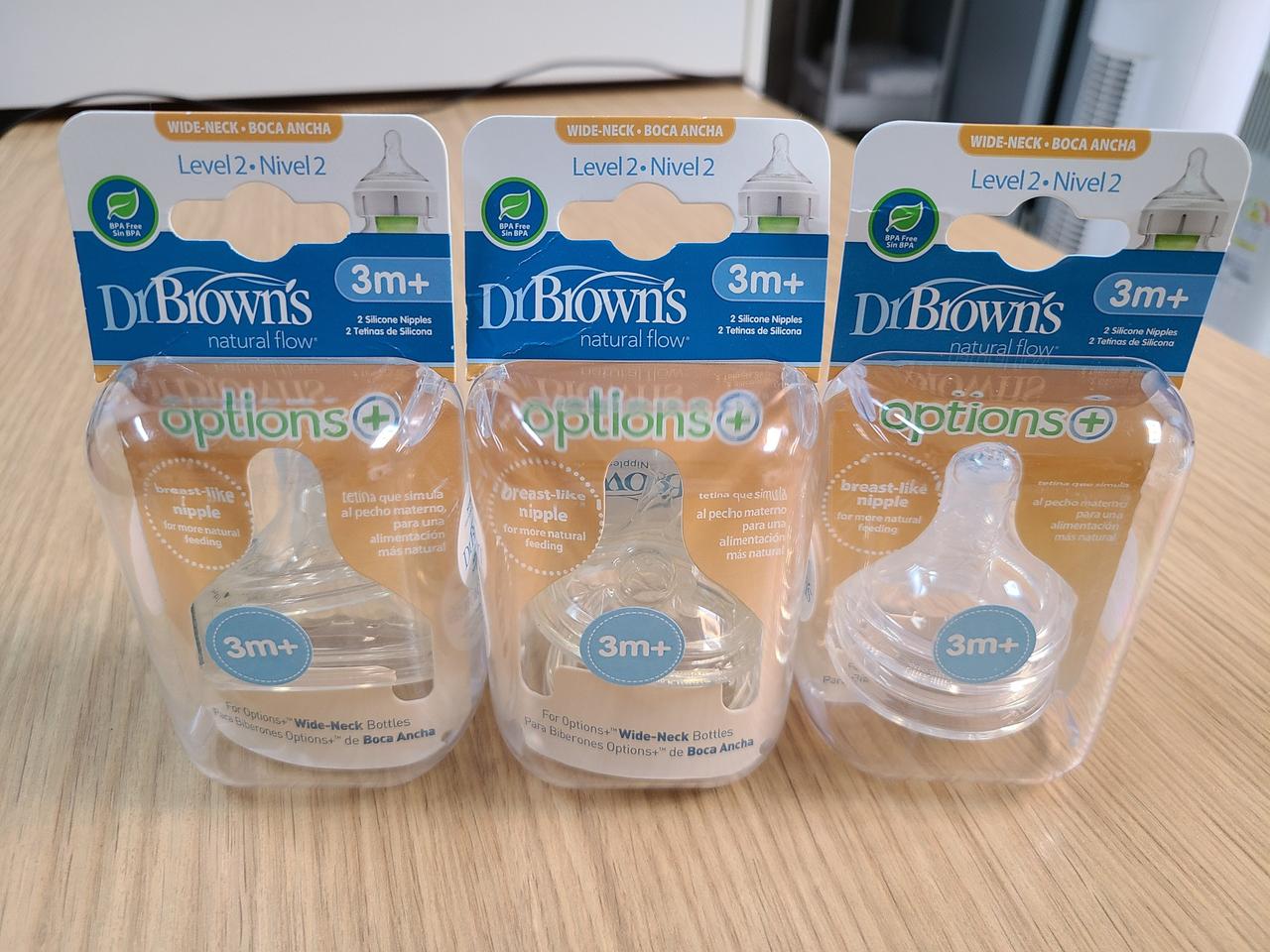 닥터브라운 젖꼭지 2단계