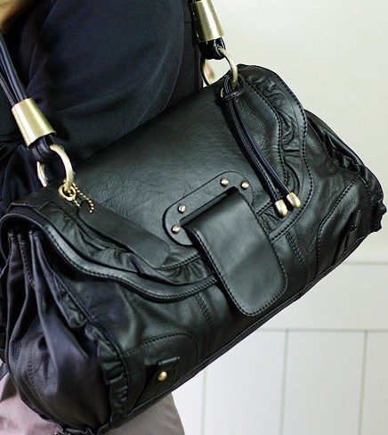 블랙 숄더쇼퍼백