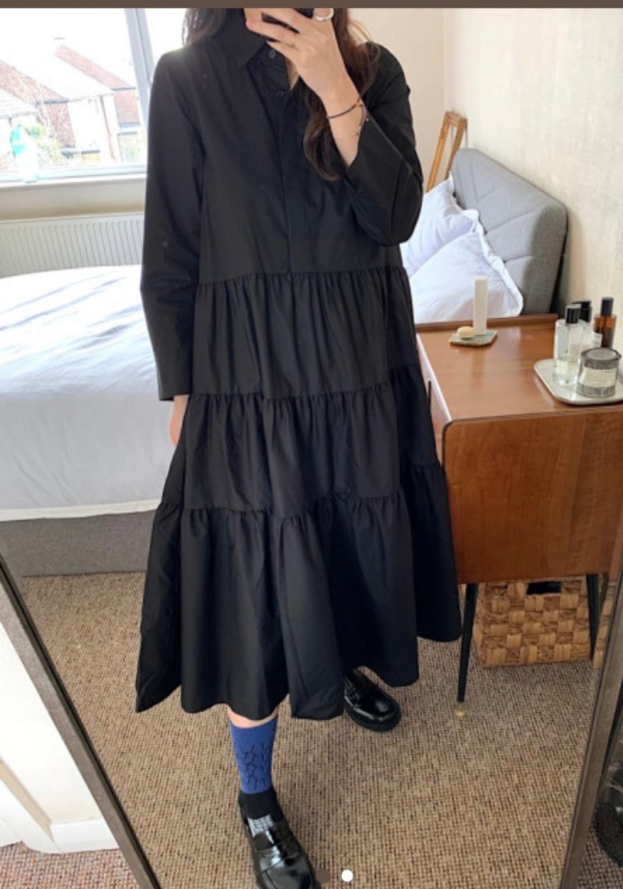 COS제품] 아르겟 티어드 셔츠 드레스