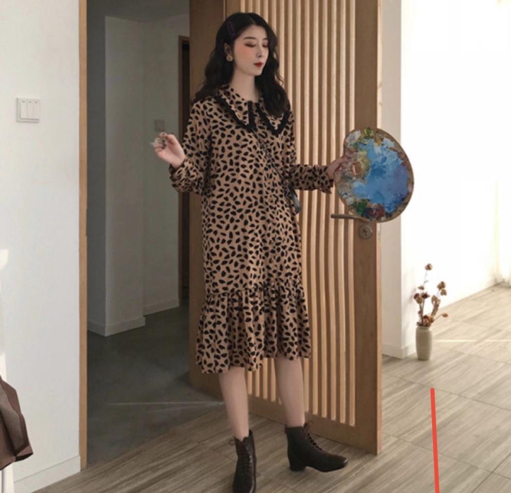 빅카라 호피원피스 새상품