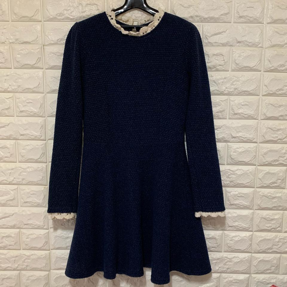 레이스 네이비 원피스