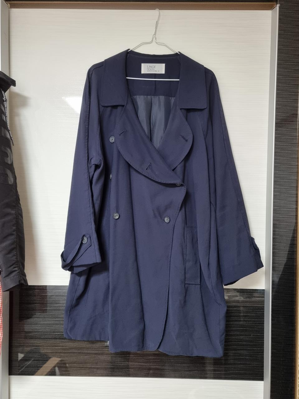 빅사이즈 110~120 네이비 자켓 더블버튼자켓