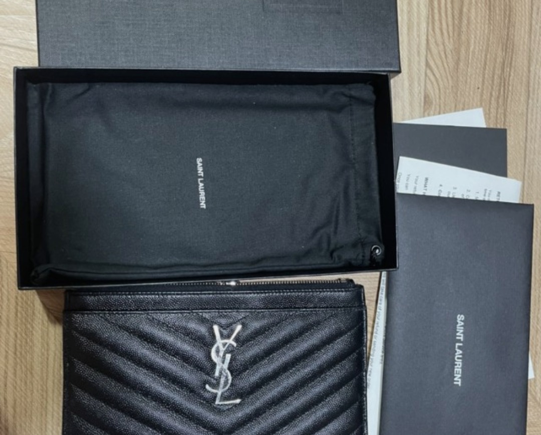 생로랑 모노그램 빌 파우치 504922BOW011000