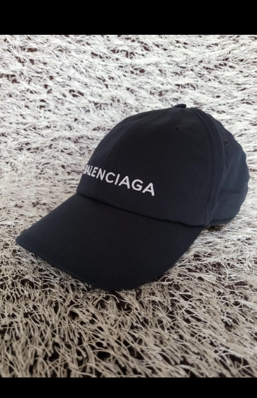 [L] 발렌시아가 17SS 블랙 로고 볼캡모자