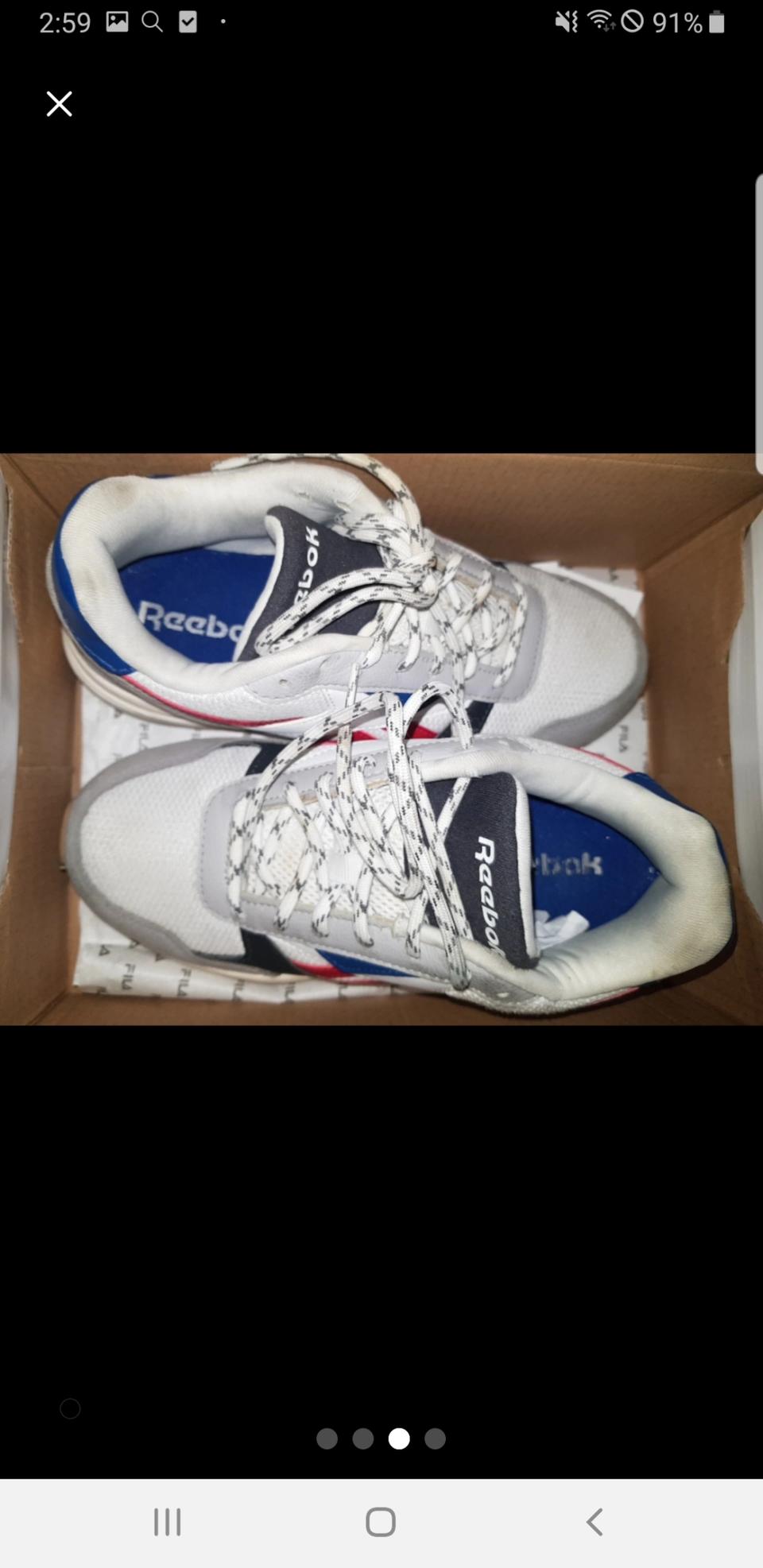 5만원대 220 리복 패션 운동화 로얄 브릿지 2.0 화이트그레이 DV5